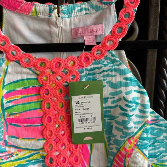 Lilly Pulitzer Sasha Shift size 6 Ugotta Regatta NWT - Picture 3 of 3